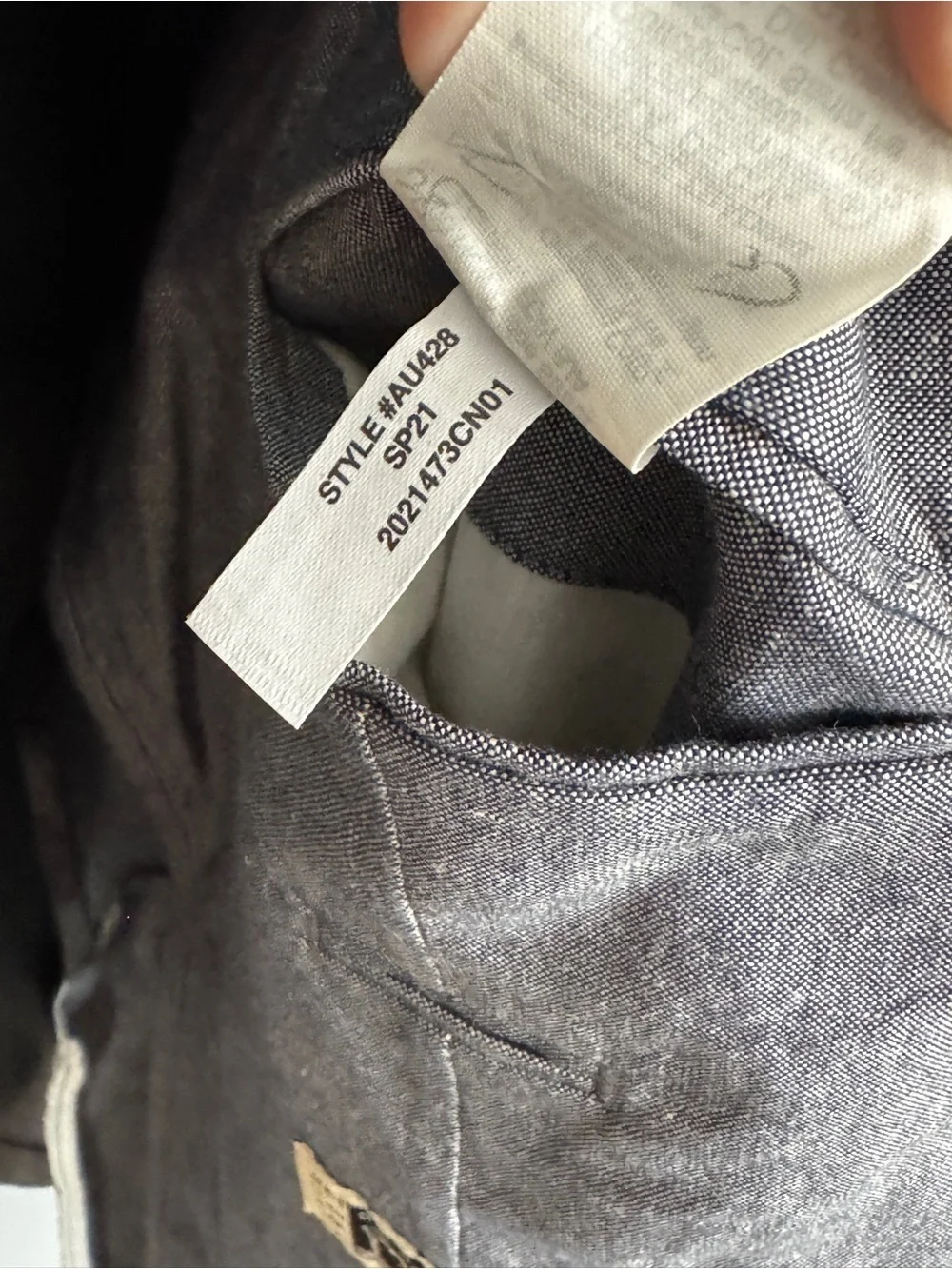 J Crew Ludlow Slim Chambray Blue Irish Linen Ctn Blazer Jacket 42 R Baird McNutt - Picture 5 of 7